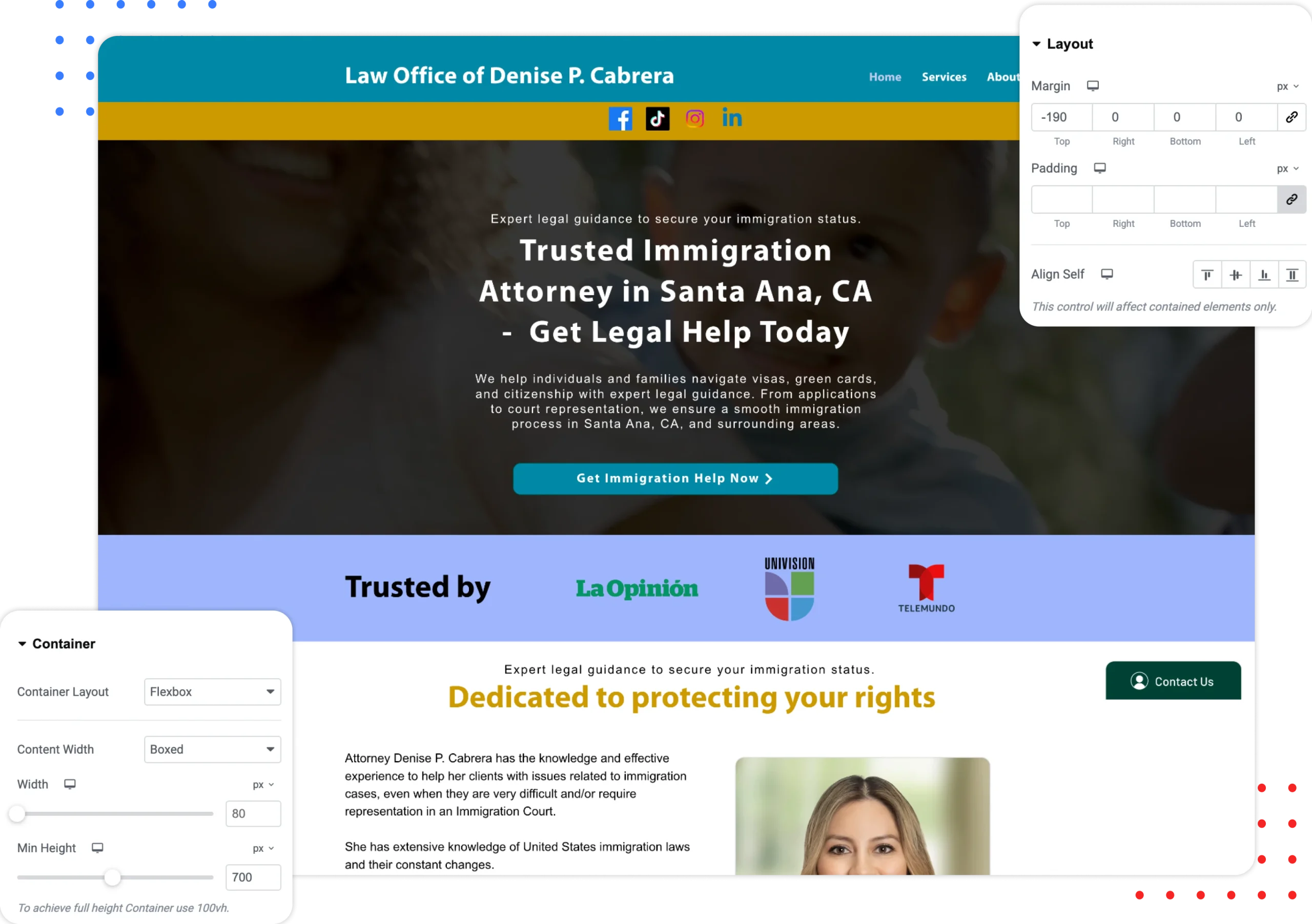 Website development